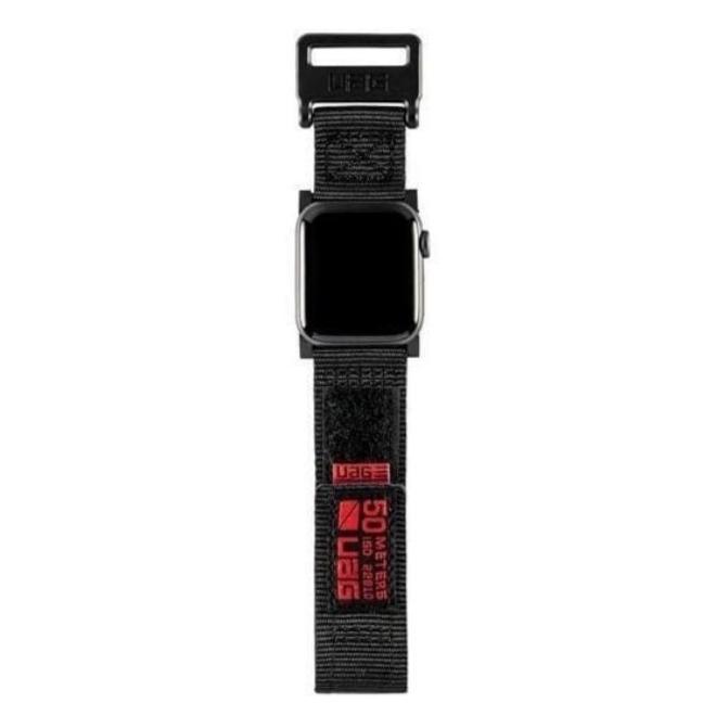 Gambar [BIG SALE][PROMO][FREE ONGKIR] UAG ACTIVE STRAP TALI APPLE WATCH IWATCH 3 4 5 IWO 42MM 44MM 38MM 40MM [BEST SELLER][ORIGINAL] - Hitam, 40mm 38mm dari Alldie Olshop undefined Tokopedia