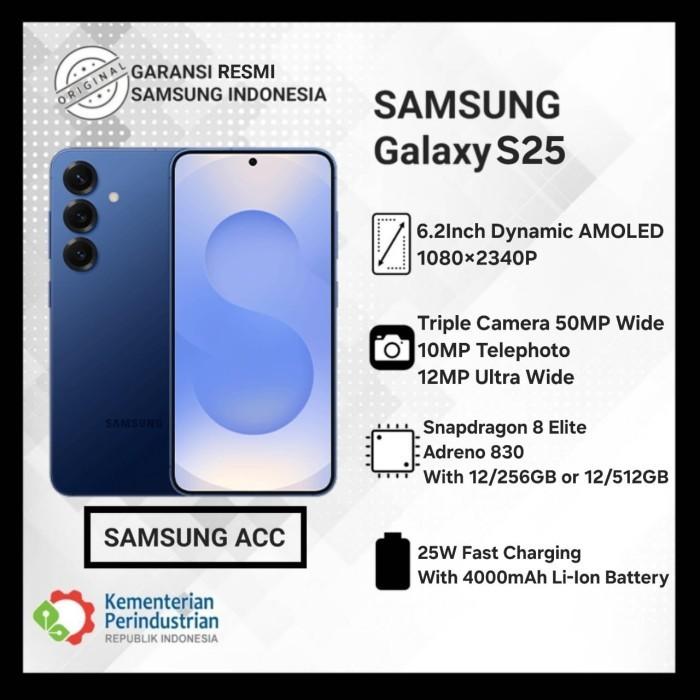 Gambar Samsung Galaxy S25 5G Garansi Resmi SEIN - Navy, 12GB/512GB dari SAMSUNG ACC undefined Tokopedia