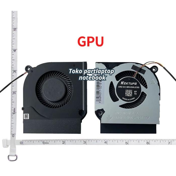 Gambar Kipas Fan Acer Nitro 5 2022 AN515-46 AN515-56 AN515-58 Prosesor Cooler - GPU Fan dari Toko Partlaptop undefined Tokopedia