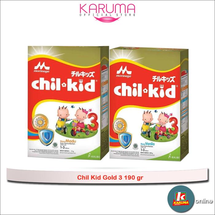 Gambar Morinaga Chil Kid 3 Gold Madu & Vanila 190 gr dahulu chil kid gold 200 gr - Vanila dari karumaswalayan undefined Tokopedia