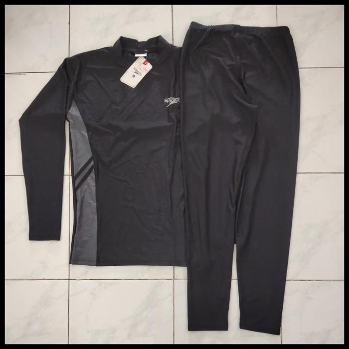 Gambar NEW SETELAN BAJU RENANG PANJANG PANJANG SPEEDO UNISEX BEST SELLER - Biru, M dari Forlan Store undefined 2 Tokopedia
