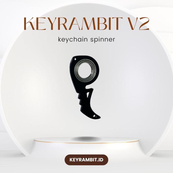 Gambar Keyrambit Keychain Spinner "The Karambit V2" Termurah Ready Terbaik - Black dari ExchangeStore undefined Tokopedia