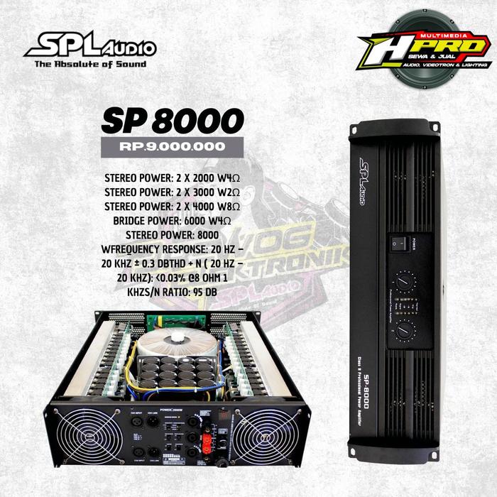 Gambar POWER SPL SP 8000 ORIGINAL PRODUK BY BREWOG AUDIO dari Hpro elektronik official undefined Tokopedia