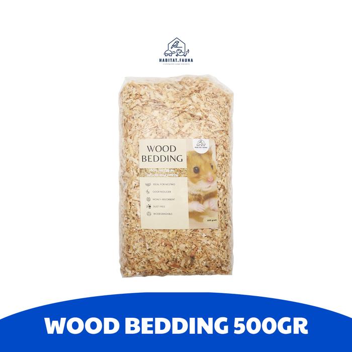 Gambar Alas Kandang Hewan Hamster Serbuk Kayu Habitat Fauna Wood Bedding - 200 g dari captain.fauna undefined Tokopedia