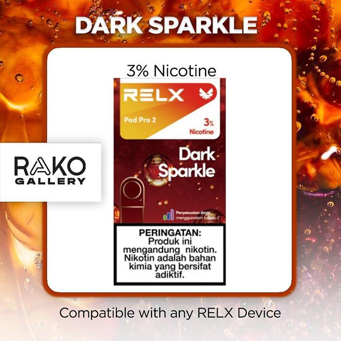 Gambar Relx Pod Pro & Cotton All Flavors - Dark Sparkle dari RELX Cinere undefined Tokopedia