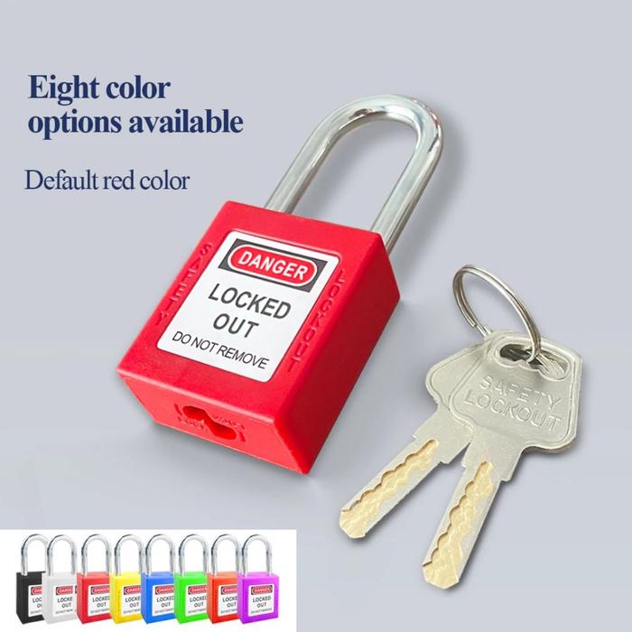 Gambar Loto safety padlock thermoplastic red 38 mm lockout tagout - Merah dari Malikha&Nahla undefined Tokopedia