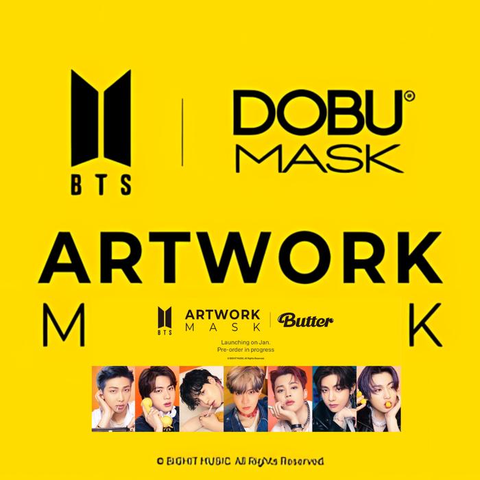 Gambar [READY] BTS ARTWORK MASK - 'Butter' Edition - JUNGKOK, 1 pcs dari Daebaktopmart undefined Tokopedia