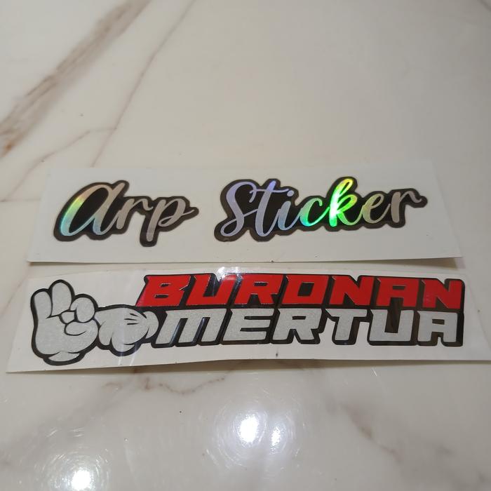 Gambar STICKER STIKER BURONAN MERTUA CUTTING dari Arpsticker undefined Tokopedia