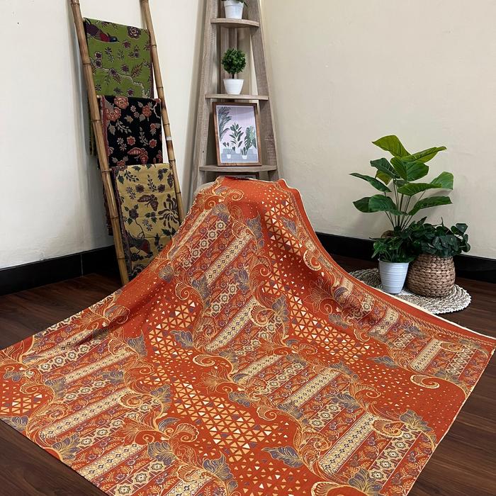 Gambar Kain Batik Solo Print Alusan Bormo dari Putranto Batik undefined Tokopedia