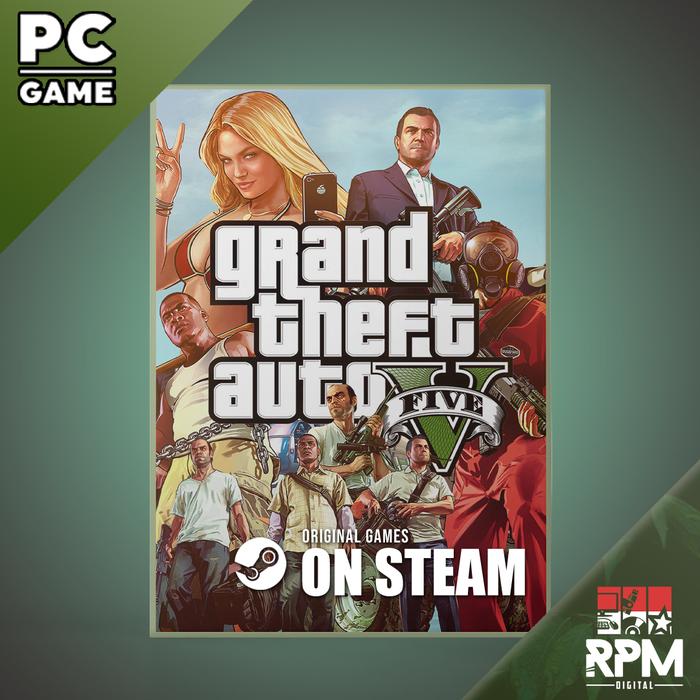 Gambar Grand Theft Auto V / Grand Theft Auto 5 / GTA V / GTA 5 - Premium Edition PC ORIGINAL - dvd (DL-80GB) dari RPM Digital undefined Tokopedia