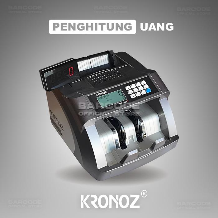 Gambar Kronoz MC-505 Plus Mesin Penghitung Uang Bill Money Counter UV IR MG Deteksi Uang P4lsu Hitung Cepat Akurat - KRONOZ MC-505+ dari Barcode Store Solutions undefined Tokopedia