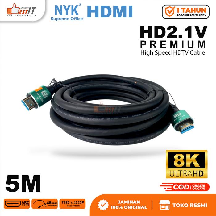 Promo Kabel HDMI to HDMI 1.5M / 3M / 5M / 10M / 15M High Quality 8K ...