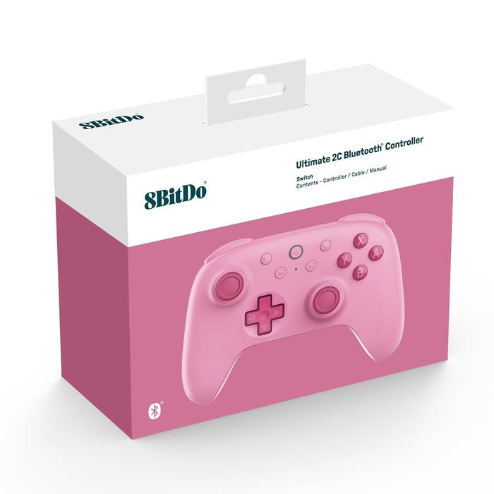 Gambar 8BitDo Ultimate 2C Bluetooth Controller for Nintendo Switch Wireless Controller - PINK dari Rocket Games undefined Tokopedia