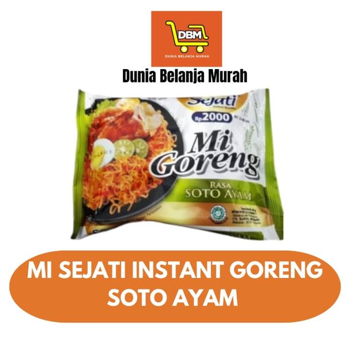Gambar SEJATI MIE INSTAN ALL VARIAN - G.SOTO AYAM 80G dari Dunia Belanja Murah Makassar undefined Tokopedia