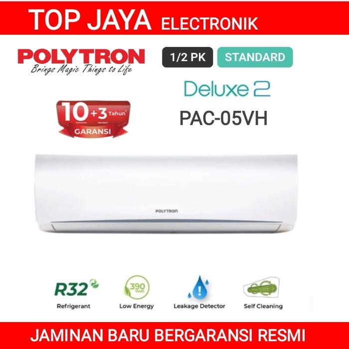Gambar AC POLYTRON 0.5PK/AC POLYTRON 1/2 PK ENERGY SAVER NEW SERIES BERGARANSI RESMI - UNIT ONLY, DUS Bawaan Pabrik dari topjaya elektronik undefined Tokopedia