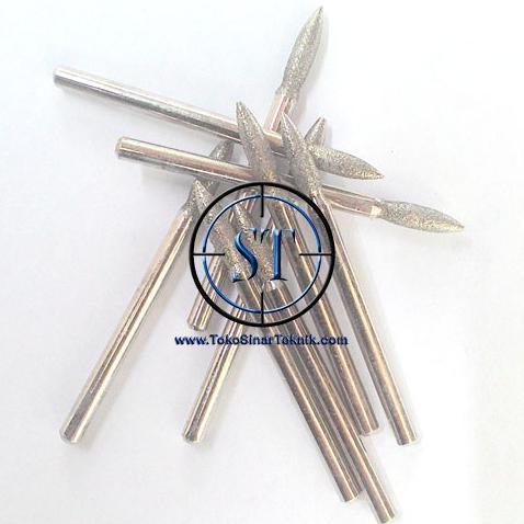 Gambar Mata Grafir Bulat Tajam Oval Mancung Isi Ulang Engraving Alat Mengukir Ukiran Die Grinder Mini Bor Besi Kaca Gelas Batu Giok Kerajinan MGrB1 - OVAL, 2,3MM dari KIOS MASJINWO undefined 5 Tokopedia