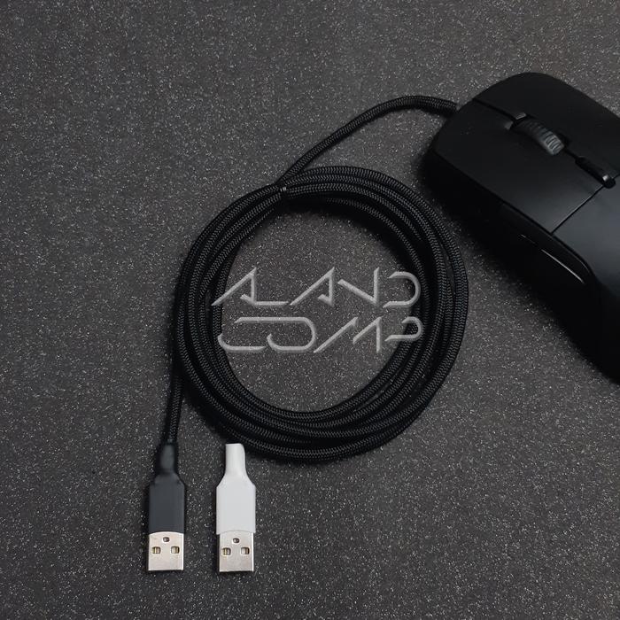 Gambar Kabel/Cable Mouse Keyboard Paracord Custom 4/5pin - Black, STR dari alandcomp undefined Tokopedia