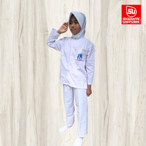 Gambar setelan baju muslim SDI Al-Azhar putri - 15-16 dari SHANDYS UNIFORM undefined Tokopedia