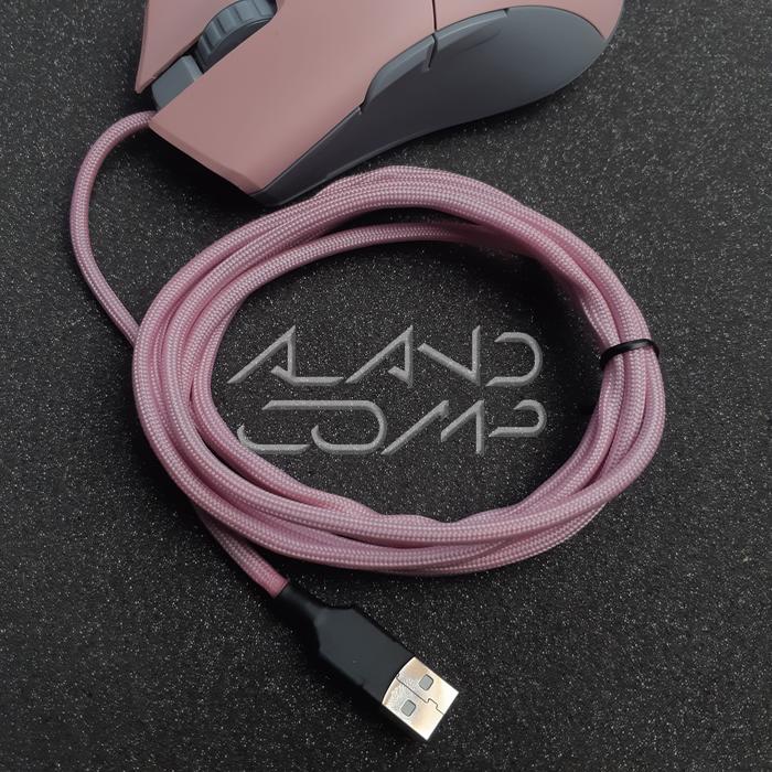 Gambar Kabel/Cable Mouse Keyboard Paracord Custom USB Type-C - Pink, STR dari alandcomp undefined Tokopedia