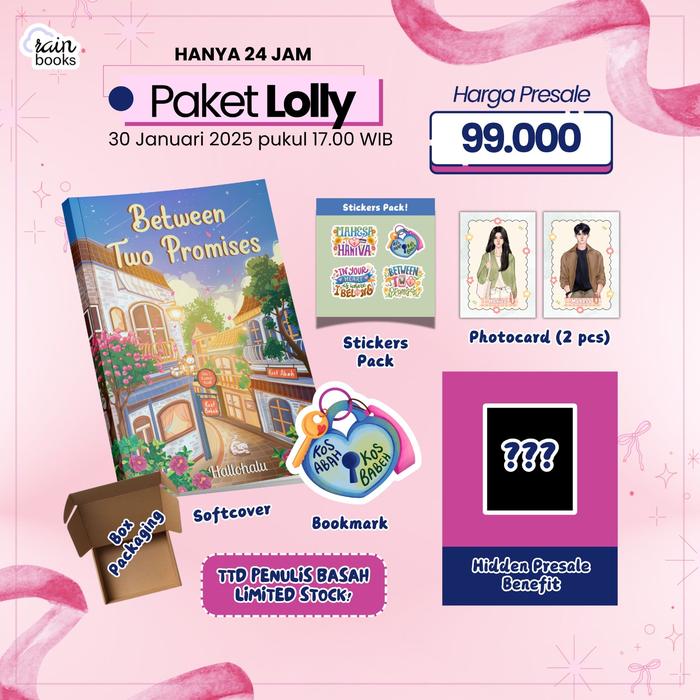 Gambar Buku Novel Between Two Promises - Hallohalu - Rainbooks - Bumifiksi - LOLLY dari bumifiksijakarta undefined Tokopedia