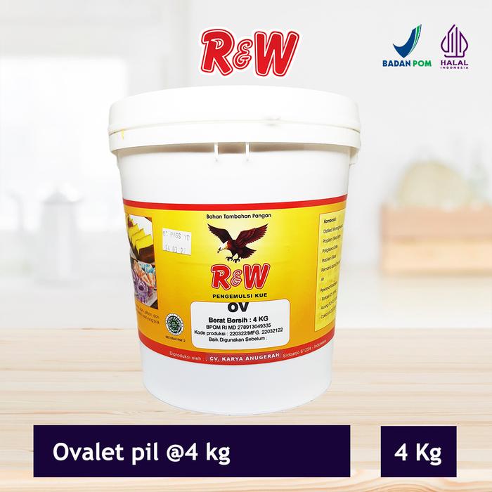 Jual Emulsifier SP Ovalet TBM Pengemulsi Pelembut Pengembang Kue Roti ...