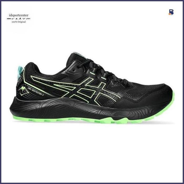 Gambar Asics GEL-SONOMA 7 Mens Trail Running Shoes - Black/Illuminate Green promo - US 9 dari balastoreid1 undefined Tokopedia