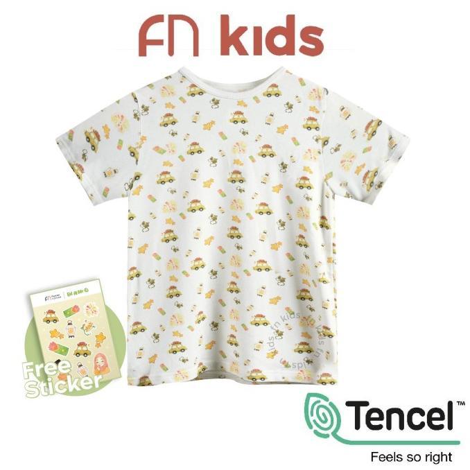 Gambar Fn Kids T-Shirt Anak Tencel 1 Pcs Fnka 3490 - L dari shaquille Kids Shop undefined Tokopedia