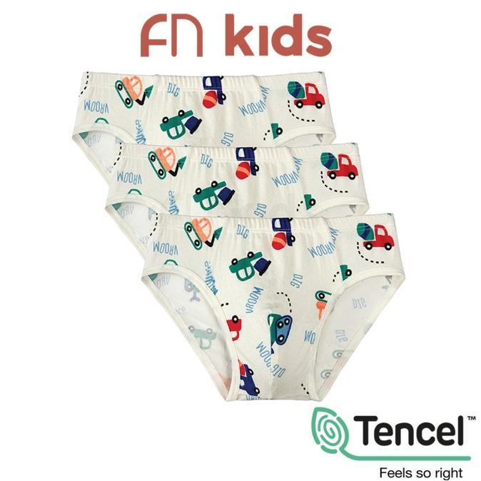 Gambar Fn Kids Celana Dalam Brief Anak Laki-Laki Tencel 3 Pcs Fkc 3389 - S dari shaquille Kids Shop undefined Tokopedia