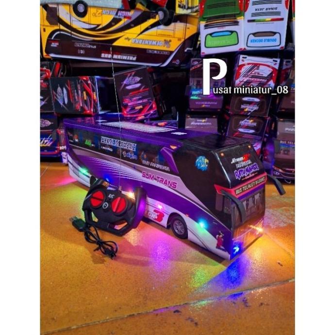 Gambar Xinz Miniatur Bus Remote Control, Telolet Basuri Ful Asesoris Lampu - Ratu maher, Hny Lmpu+Tlolet dari xinz toko undefined Tokopedia