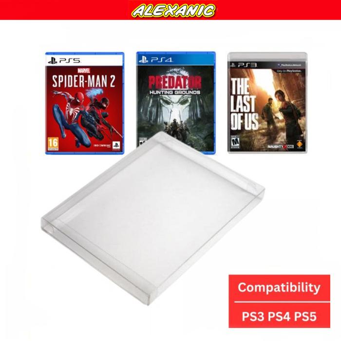 Jual Box Game Transparant Playstation PS5 PS4 PS3 Case Game