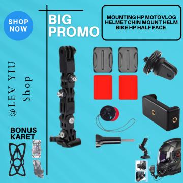 Gambar Mounting Helm Holder U Hp Smartphone With Pivot Arm J Hook Mount dari LevYiuSh0p undefined Tokopedia