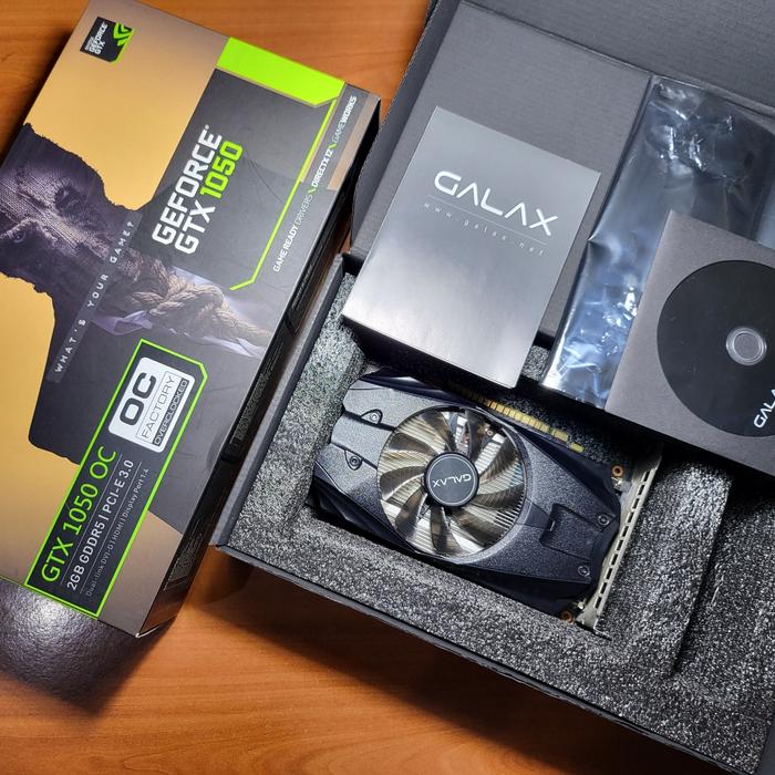Gambar [USED] Galax Geforce GTX 1050 2GB DDR5 OC (OVERCLOCK) dari ALN. undefined Tokopedia