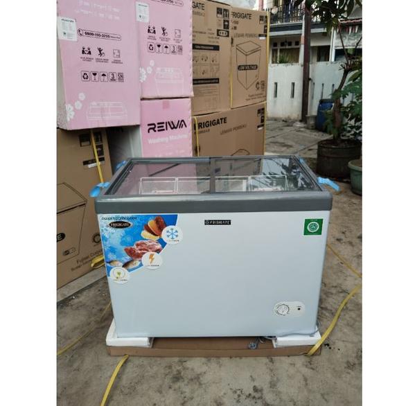 Gambar Chest Freezer Sliding Frigigate F-210 SDF-LV Lemari ES Krim 190 Liter 110 Watt - F210SDF 210Lt, STD UNIT dari Myelectronic undefined Tokopedia