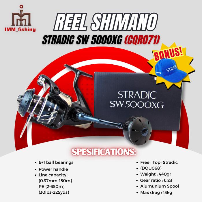 Reel Shimano Stradic SW 5000XG 5000XG (24)