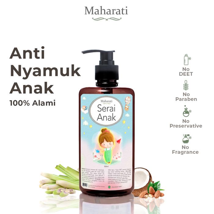 Gambar Serai Anak Maharati| Anti Nyamuk & Serangga Untuk Kulit Anak All Size - 470ml dari Maharati undefined Tokopedia