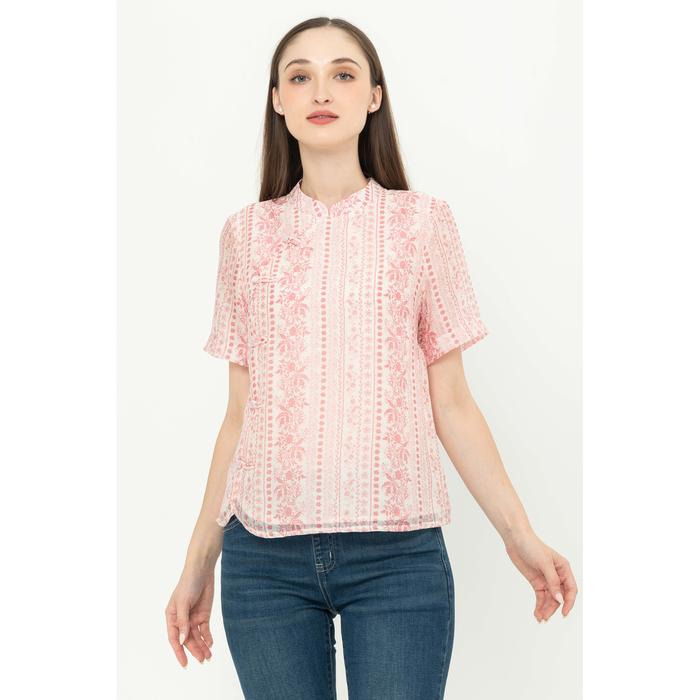 Gambar *Ready Stok* SISTER'S - Cheongsam Sifon S7600 (JS) - Pink , 2L dari Sisters Fashion Group undefined Tokopedia