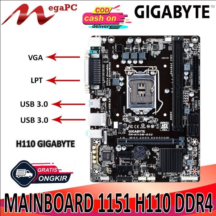 Gambar Paket Motherboard Socket LGA 1151 H110 DDR4 + Core i5 6500 + FAN + RAM - Gigabyte, Tanpa RAM dari Mega Pc Komputer undefined Tokopedia