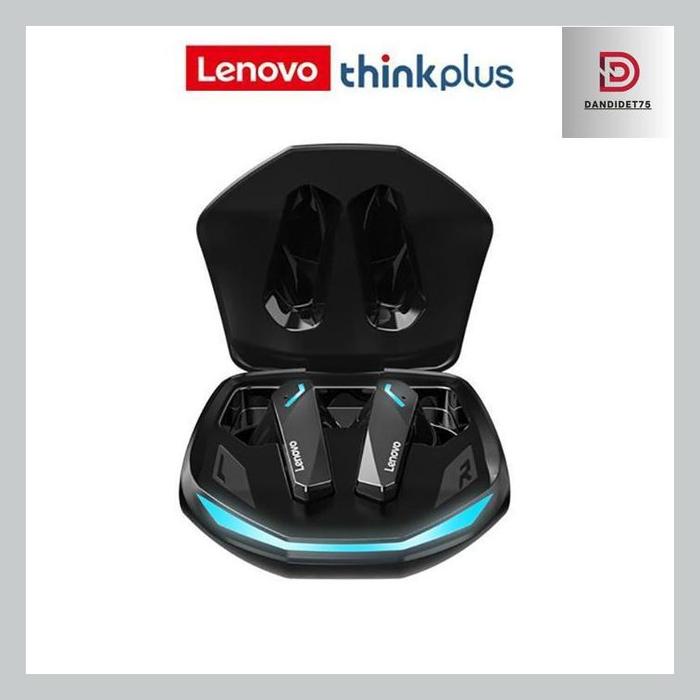 Gambar DAND_ [ULTRA -LOW GAME DELAY] LENOVO GM2 PRO TWS EARPHONE BLUETOOTH 5.3 HEADSET GAMING BASS HIFI WIRELESS SPORT EARPHONES WITH MIKROFON 100% ORIGINAL - GM2 PRO Hitam dari Dandidet75 undefined Tokopedia