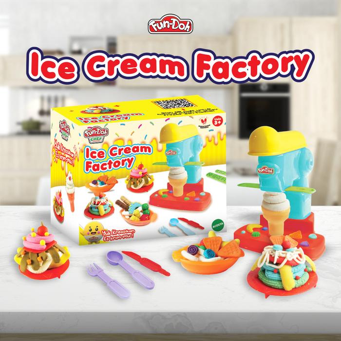 Gambar Fun Doh Ice Cream Factory - Mainan Anak FunDoh / PlayDoh / Play Doh dari NonnaPIK undefined Tokopedia
