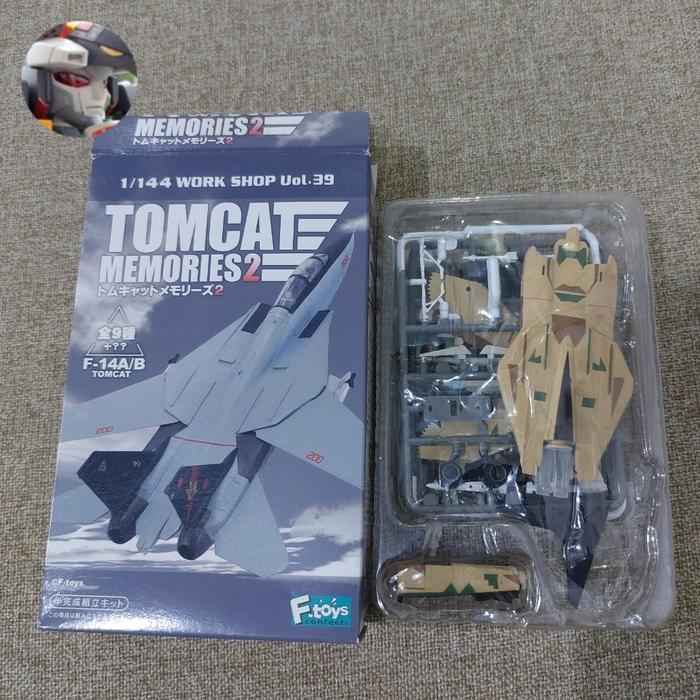 Gambar f-toys ftoys 1/144 f-14 tomcat 14a IRIAF islamic republic of iran air force angkatan udara iran model kit display militer miniatur pesawat tempur dari Dancouga Collectibles undefined Tokopedia