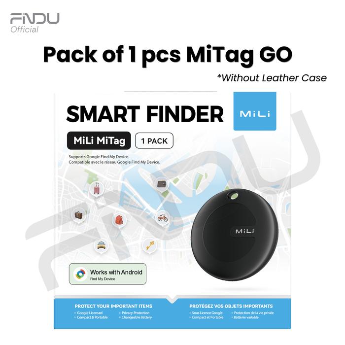 Gambar MiLi MiTag GO - Android Smart Tag Compatible with Google Find My app / Item Finder Google Certified Product / GPS Tracker Tanpa SimCard untuk Pengguna Android - 1pcs, DEVICE ONLY dari FiNDU Official Store undefined Tokopedia