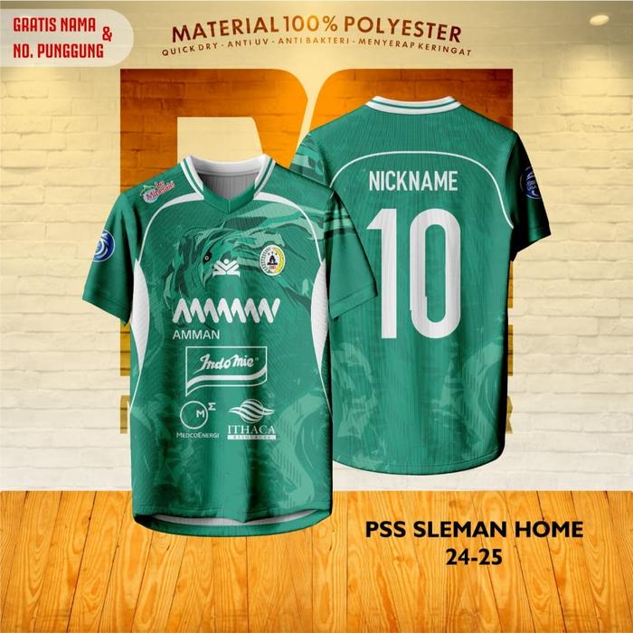 Gambar Jersey PSS SLEMAN HOME Musim 2024-2025 Gratis Pasang Nama & Nomor Punggung - Atasan Dewasa, S dari BestPack Store undefined Tokopedia