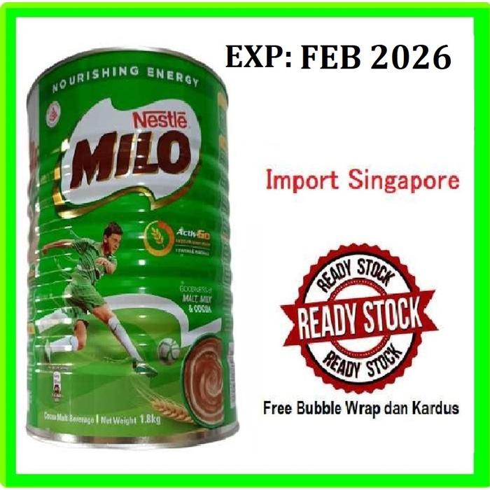 Gambar Milo Singapore Singapura 1.8kg 1.8 kg 1,8kg 1,8 kg 1800gr 1800 gr 1800 - BARU  dari DigitalPedia Mart undefined Tokopedia