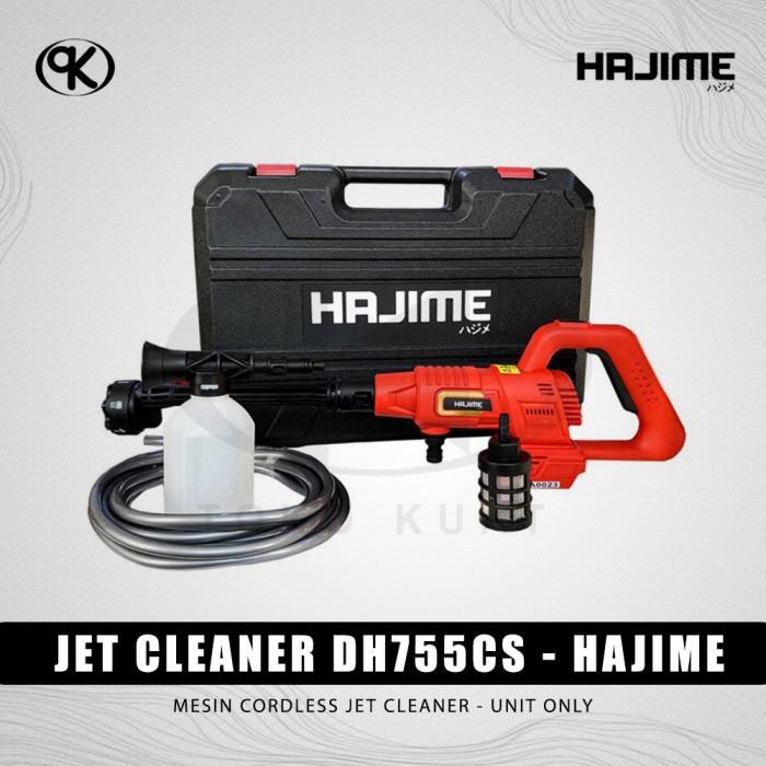 Gambar Mesin Cordless Jet Cleaner Hajime Multifungsi Cuci Mobil, Motor, Ac, Siram Tanaman, Membersihkan Lumut Dengan Battery Lxt 21V Tekanan Pressure Air Kencang Seperti Model Listrik Terlaris 100% Original - DH755CS dari HAGIYrta235 undefined Tokopedia