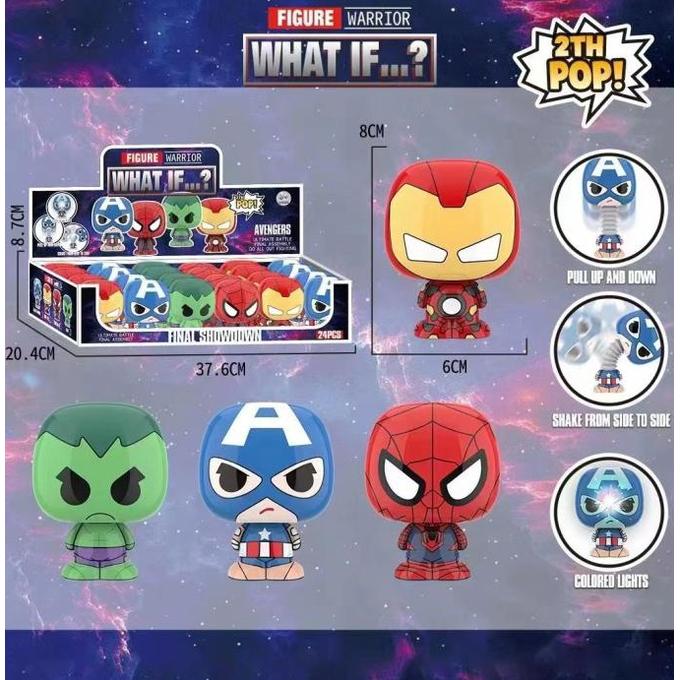 Gambar Cake Topper LED Avengers Spiderman Ironman Captain America Hulk - Spiderman dari FREYA CAFE undefined Tokopedia