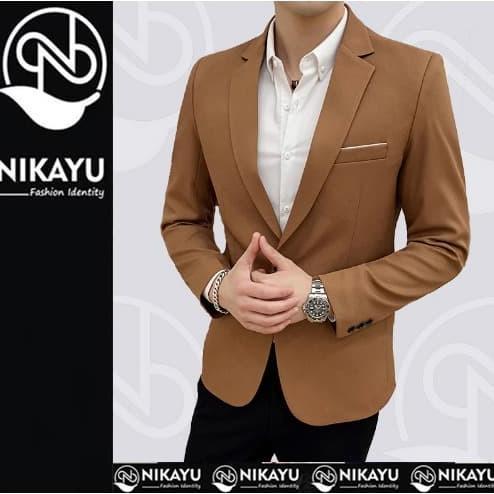 Gambar Beli Sekarang Blazer Modric Coco - Jas Pria Slimfit Korea Style Pesta Kerja Kantor Siap Kirim - M dari Falih $hop undefined Tokopedia