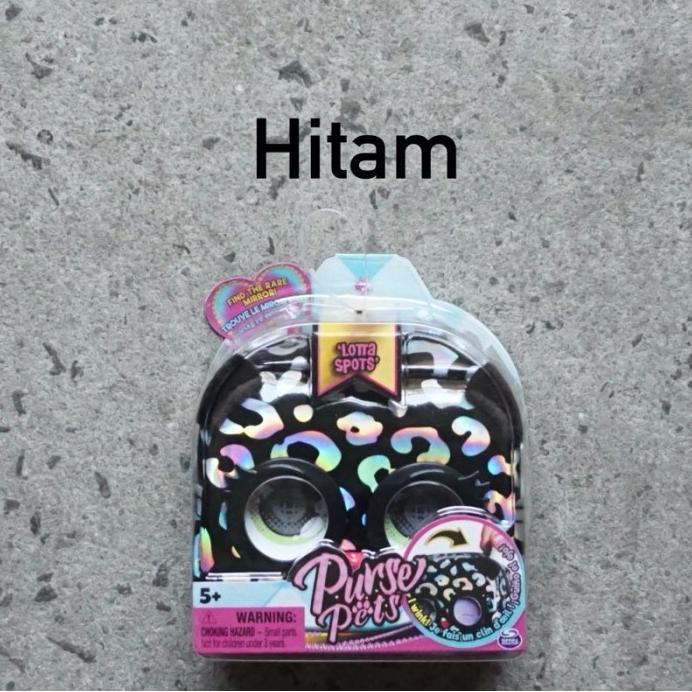 Gambar PURSE PETS MICRO BAG SERIES 2 MATA BISA BERGERAK REAL LITTLES TAS MINI BERKUALITAS - Hitam dari Ultra Link undefined Tokopedia