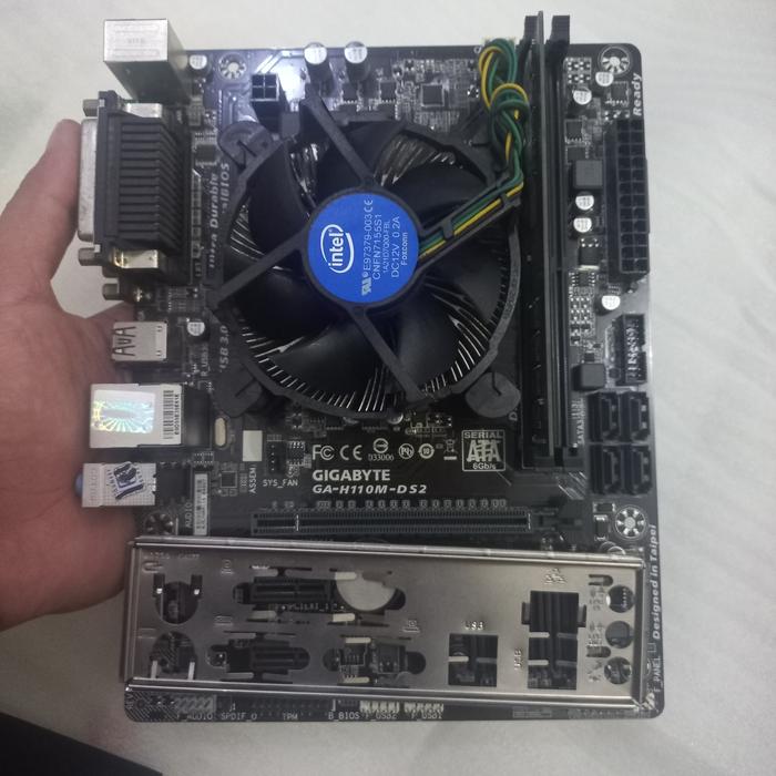 Paket Gigabyte Asus H110 Proc I5 6400 Ram Ddr4 8gb Fan