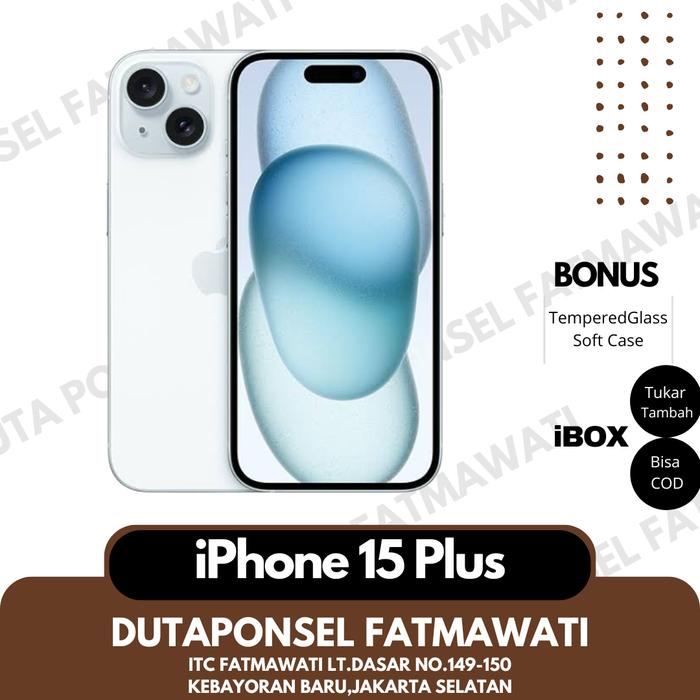 Gambar New iPhone 15 Plus 128GB, 256GB, 512GB Garansi Resmi Apple Indonesia - Blue, 256GB dari GakAdaBatas undefined Tokopedia