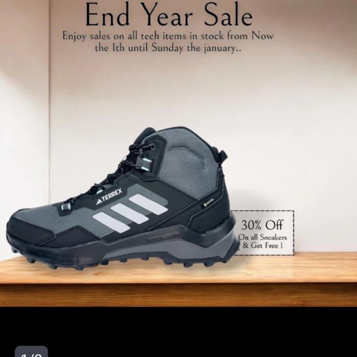 adidas Terrex Ax4 Mid Gore-tex Hiking 'Grey Pink' GZ3050 Abu-abu, 40